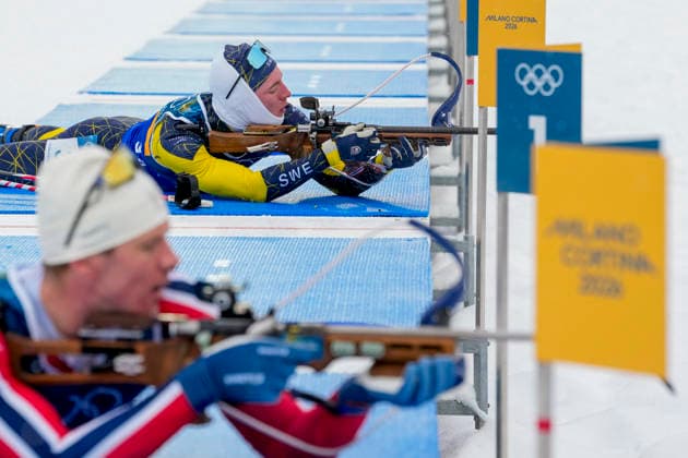 Winter Olympics in Milan Cortina 2026 Anterselva, Italy 20260217. Sebastian Samuelsson from Sweden during the men s 4 x 7.5 km relay in biathlon at the Winter Olympics in Milan Cortina 2026. Photo: Heiko Junge NTB Anterselva Italy EDITORIAL USE ONLY. RESTRICTED USE FOR BETTING COMPANIES Ref:_SPOcForLbC6GmE.jpg *** Winter Olympics in Milan Cortina 2026 Anterselva, Italy 20260217 Sebastian Samuelsson from Sweden during the men s 4 x 7 5 km relay in biathlon at the Winter Olympics in Milan Cortina 2026 Photo Heiko Junge NTB Anterselva Italy EDITORIAL USE ONLY RESTRICTED USE FOR BETTING COMPANIES  Copyright: xHeikoxJungex xNTBx