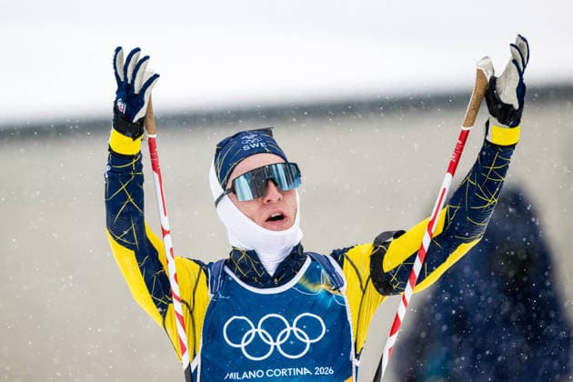 260217 Sebastian Samuelsson of Sweden celebrates after competing in men s 4 x 7,5 km relay biathlon during day 11 of the 2026 Winter Olympics on February 17, 2026 in Anterselva. Photo: Joel Marklund BILDBYRAN kod JM JM0796 skidskytte biathlon skiskyting Olympic Games, Olympische Spiele, Olympia, OS olympics winter olympics os ol olympiska spel vinter-os olympiske leker milano cortina 2026 milan cortina 2026 milano cortina 2026 olympic games milano cortina 2026 winter olympic games milano cortina-os milano cortina-ol vinter-ol 11 bbeng stafett relay jubel sverige *** 260217 Sebastian Samuelsson of Sweden celebrates after competing in men s 4 x 7,5 km relay biathlon during day 11 of the 2026 Winter Olympics on February 17, 2026 in Anterselva Photo Joel Marklund BILDBYRAN code JM JM0796 biathlon biathlon biathlon olympic games olympics olympics winter olympics os ol olympiska spel vinter os olympiske leker milano cortina 2026 milan cortina 2026 milano cortina 2026 olympic games milano cortina 2026 winter olympic games milano cortina os milano cortina ol vinter ol 11 bbeng relay relay jubel sverige  Copyright: JOELxMARKLUND BB260217JM056