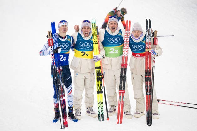 260217 Fabien Claude of France. Emilien Jacquelin of France, Quentin Fillon Maillet of France and Eric Perrot of France celebrate after competing in men s 4 x 7,5 km relay biathlon during day 11 of the 2026 Winter Olympics on February 17, 2026 in Anterselva. Photo: Mathias Bergeld BILDBYRAN kod MB JM0796 skidskytte biathlon skiskyting Olympic Games, Olympische Spiele, Olympia, OS olympics winter olympics os ol olympiska spel vinter-os olympiske leker milano cortina 2026 milan cortina 2026 milano cortina 2026 olympic games milano cortina 2026 winter olympic games milano cortina-os milano cortina-ol vinter-ol 11 bbeng stafett relay jubel frankrike *** 260217 Fabien Claude of France Emilien Jacquelin of France, Quentin Fillon Maillet of France and Eric Perrot of France celebrate after competing in men s 4 x 7,5 km relay biathlon during day 11 of the 2026 Winter Olympics on February 17, 2026 in Anterselva Photo Mathias Bergeld BILDBYRAN code MB JM0796 biathlon biathlon biathlon olympic games olympics olympics winter olympics os ol olympic games winter os olympic games milano cortina 2026 milan cortina 2026 milano cortina 2026 olympic games milano cortina 2026 winter olympic games milano cortina os milano cortina ol winter ol 11 bbeng relay relay jubilation france  Copyright: MATHIASxBERGELD BB260217MB045