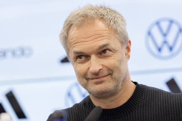 Kaderbekanntgabe Frauen-Nationalmannschaft Bundestrainer Christian Wück. Pressekonferenz zur Bekanntgabe des Kaders der Frauen-Nationalmannschaft für die Länderspiele gegen Slowenien und Norwegen. 17. Februar 2026 auf dem DFB-Campus in Frankfurt am Main., Frankfurt am Main Hessen Deutschland DFB-Campus