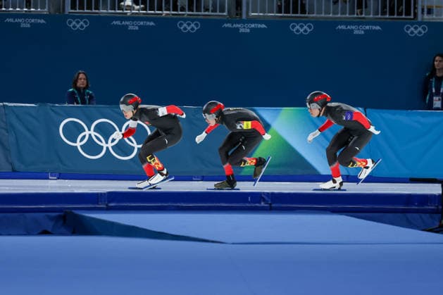 China during the Olympic Winter games, Winterspiele,Spiele, Summer games Milano-Cortina 2026, Speed skating, Eisschnelllauf Men s Team Pursuit Finals on february 17, 2026 at Milano Speed Skating Stadium in Milan, Italy  Copyright: xFabrizioxCarabelli IPAxSportx xipa-agency.netx xx IPA_71648160 IPA_Agency_IPA71648160