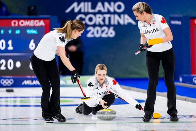 260217 Tracy Fleury of Canada competes in a women s round robin curling match between Sweden and Canada during day 11 of the 2026 Winter Olympics on February 17, 2026 in Cortina. Photo: Jon Olav Nesvold BILDBYRAN COP 217 JE0123 curling Olympic Games, Olympische Spiele, Olympia, OS olympics winter olympics os ol olympiska spel vinter-os olympiske leker milano cortina 2026 milan cortina 2026 milano cortina 2026 olympic games milano cortina 2026 winter olympic games milano cortina-os milano cortina-ol vinter-ol 11 bbeng kanada sverige dam *** 260217 Tracy Fleury of Canada competes in a women s round robin curling match between Sweden and Canada during day 11 of the 2026 Winter Olympics on February 17, 2026 in Cortina Photo Jon Olav Nesvold BILDBYRAN COP 217 JE0123 curling olympic games olympics winter olympics os ol olympiska spel vinter os olympiske leker milano cortina 2026 milan cortina 2026 milano cortina 2026 olympic games milano cortina 2026 winter olympic games milano cortina os milano cortina ol vinter ol 11 bbeng kanada sverige dam  Copyright: JONxOLAVxNESVOLD BB260217JE019