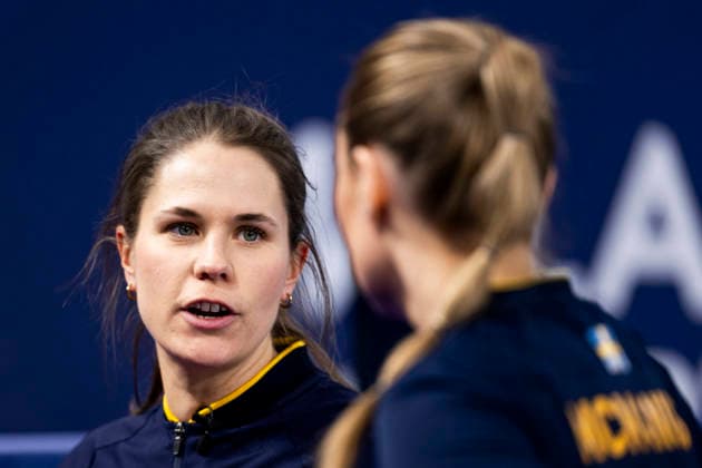 260217 Anna Hasselborg of Sweden competes in a women s round robin curling match between Sweden and Canada during day 11 of the 2026 Winter Olympics on February 17, 2026 in Cortina. Photo: Jon Olav Nesvold BILDBYRAN COP 217 JE0123 curling Olympic Games, Olympische Spiele, Olympia, OS olympics winter olympics os ol olympiska spel vinter-os olympiske leker milano cortina 2026 milan cortina 2026 milano cortina 2026 olympic games milano cortina 2026 winter olympic games milano cortina-os milano cortina-ol vinter-ol 11 bbeng kanada sverige dam *** 260217 Anna Hasselborg of Sweden competes in a women s round robin curling match between Sweden and Canada during day 11 of the 2026 Winter Olympics on February 17, 2026 in Cortina Photo Jon Olav Nesvold BILDBYRAN COP 217 JE0123 curling olympic games olympics winter olympics os ol olympiska spel vinter os olympiske leker milano cortina 2026 milan cortina 2026 milano cortina 2026 olympic games milano cortina 2026 winter olympic games milano cortina os milano cortina ol vinter ol 11 bbeng kanada sverige dam  Copyright: JONxOLAVxNESVOLD BB260217JE027