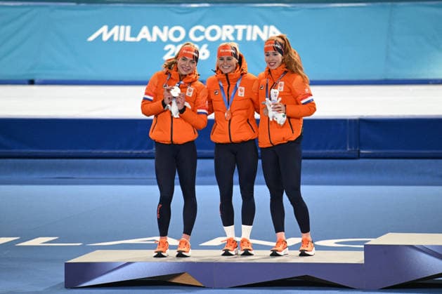 GIOCHI OLIMPICI - Olimpiadi Invernali Milano-Cortina 2026 - Speed skating, Eisschnelllauf Women s Team Pursuit - Final A Team Netherlands during the Winter Olympic Games, Olympische Spiele, Olympia, OS Milano Cortina 2026, at the Milano Speed Skating Stadium, on February 17, 2026 in Milano, Italy Cortina D Ampezzo Italy  Copyright: xIPAxSport ABACAx