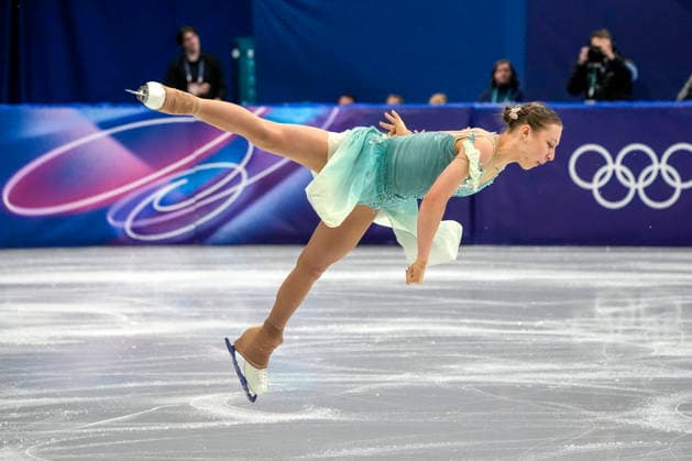 Meda Variakojyte of Lithuania performs during the Women s Single Skating Short Program at the Milano Figure skating, Eiskunstlauf Stadium in Milan, Italy on Tuesday, February 17, 2026.  OLY20260217109 RICHARDxELLIS