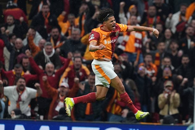 Galatasaray v Juventus - UEFA Champions League ISTANBUL, TURKIYE - FEBRUARY 17: Gabriel Sara (8) of Galatasaray celebrates after scoring a goal during the UEFA Champions League round of 16 play-off first-leg match between Juventus and Galatasaray at RAMS Park stadium in Istanbul, Turkiye on February 17, 2026. Adem Kutucu Anadolu Istanbul Turkey. Editorial use only. Please get in touch for any other usage.  Copyright: x2026xAnadoluxAdemxKutucux
