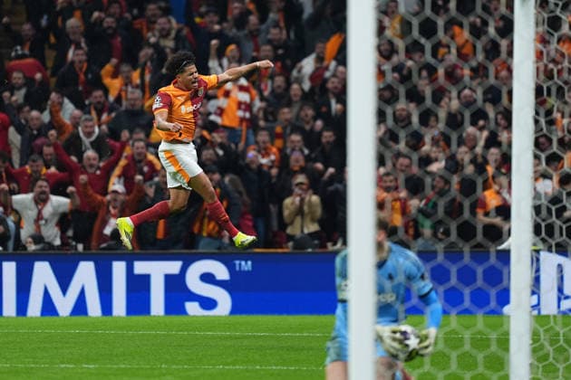 Galatasaray v Juventus - UEFA Champions League ISTANBUL, TURKIYE - FEBRUARY 17: Gabriel Sara (8) of Galatasaray celebrates after scoring a goal during the UEFA Champions League round of 16 play-off first-leg match between Juventus and Galatasaray at RAMS Park stadium in Istanbul, Turkiye on February 17, 2026. Adem Kutucu Anadolu Istanbul Turkey. Editorial use only. Please get in touch for any other usage.  Copyright: x2026xAnadoluxAdemxKutucux