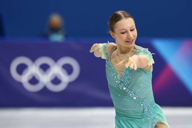 February 17, 2026, Milan, Lombardy, Italy: MEDA VARIAKOJYTE of Lithuania skates her Women s Single Skating free program in the Figure skating, Eiskunstlauf at the Milano Cortina 2026 Winter Olympic Games, Olympische Spiele, Olympia, OS Milan Italy - ZUMAc179 20260217_oly_c179_117 Copyright: xMickaelxChavetx