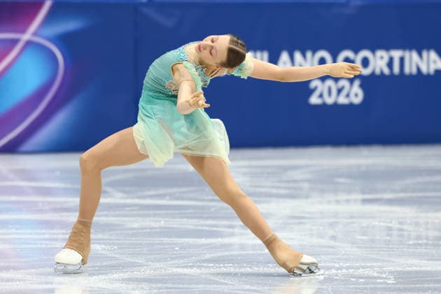 February 17, 2026, Milan, Lombardy, Italy: MEDA VARIAKOJYTE of Lithuania skates her Women s Single Skating free program in the Figure skating, Eiskunstlauf at the Milano Cortina 2026 Winter Olympic Games, Olympische Spiele, Olympia, OS Milan Italy - ZUMAc179 20260217_oly_c179_118 Copyright: xMickaelxChavetx