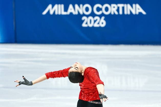 ITALY, MILAN - FEBRUARY 17, 2026: AIN athlete Adeliia Petrosian from Russia performs her routine in the women s singles short programme at the 2026 Winter Olympic Games, Olympische Spiele, Olympia, OS at Milano Ice Skating Arena. Mikhail Tereshchenko TASS  88858210