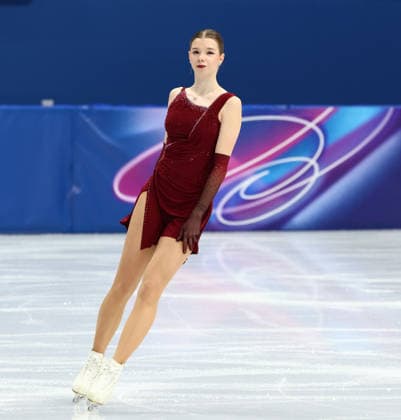February 17, 2026, Milan, Lombardy, Italy: VIKTORIIA SAFONOVA of the Individual Neutral Athletes (AIN) skates her Women s Single Skating free program in the Figure skating, Eiskunstlauf at the Milano Cortina 2026 Winter Olympic Games, Olympische Spiele, Olympia, OS Olympics 2026: Milano Cortina: Figure Skating Women Single Skating  - ZUMAc179 20260217_oly_c179_136 Copyright: xMickaelxChavetx