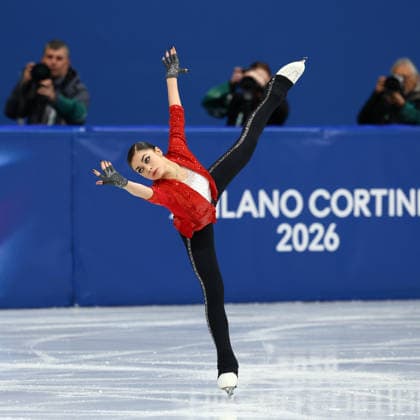 February 17, 2026, Milan, Lombardy, Italy: ADELIIA PETROSIAN of the Individual Neutral Athletes (AIN) skates her Women s Single Skating free program in the Figure skating, Eiskunstlauf at the Milano Cortina 2026 Winter Olympic Games, Olympische Spiele, Olympia, OS Olympics 2026: Milano Cortina: Figure Skating Women Single Skating  - ZUMAc179 20260217_oly_c179_148 Copyright: xMickaelxChavetx