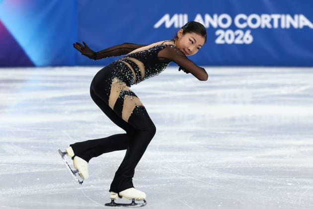 February 17, 2026, Milan, Lombardy, Italy: ZHANG RUIYANG of China skates her Women s Single Skating free program in the Figure skating, Eiskunstlauf at the Milano Cortina 2026 Winter Olympic Games, Olympische Spiele, Olympia, OS Olympics 2026: Milano Cortina: Figure Skating Women Single Skating  - ZUMAc179 20260217_oly_c179_171 Copyright: xMickaelxChavetx