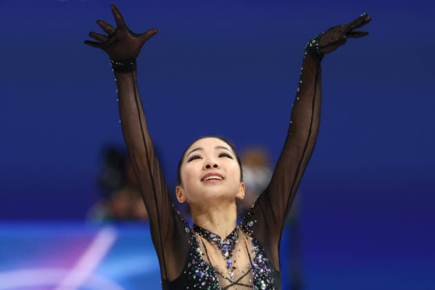 February 17, 2026, Milan, Lombardy, Italy: ZHANG RUIYANG of China skates her Women s Single Skating free program in the Figure skating, Eiskunstlauf at the Milano Cortina 2026 Winter Olympic Games, Olympische Spiele, Olympia, OS Milan Italy - ZUMAc179 20260217_oly_c179_200 Copyright: xMickaelxChavetx