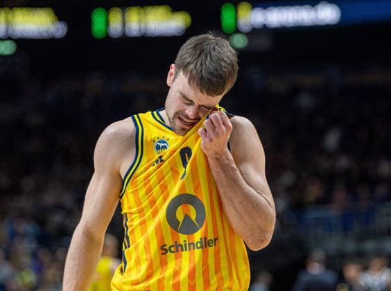 Basketball, Herren, Saison 2025 2026, easyCredit BBL (21. Spieltag), Alba Berlin - Hamburg Towers, Jonas Mattiseck (Alba), 17.02.2026, Copyright: xSebastianxRäppold MatthiasxKochx