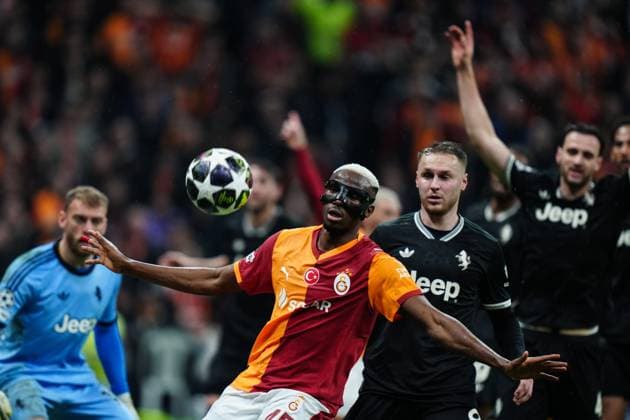 Galatasaray v Juventus - UEFA Champions League ISTANBUL, TURKIYE - FEBRUARY 17: Victor Osimhen (45) of Galatasaray in action during UEFA Champions League last 16 playoff round first leg football match between Galatasaray and Juventus at RAMS Park in Istanbul, Turkiye on February 17, 2026. Hakan Akgun Anadolu Istanbul Turkey. Editorial use only. Please get in touch for any other usage.  Copyright: x2026xAnadoluxHakanxAkgunx