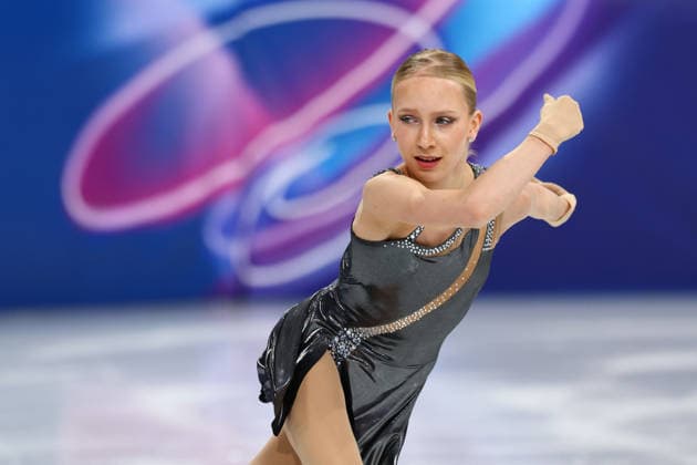 February 17, 2026, Milan, Lombardy, Italy: IIDA KARHUNEN of Finland skates her Women s Single Skating free program in the Figure skating, Eiskunstlauf at the Milano Cortina 2026 Winter Olympic Games, Olympische Spiele, Olympia, OS Milan Italy - ZUMAc179 20260217_oly_c179_213 Copyright: xMickaelxChavetx