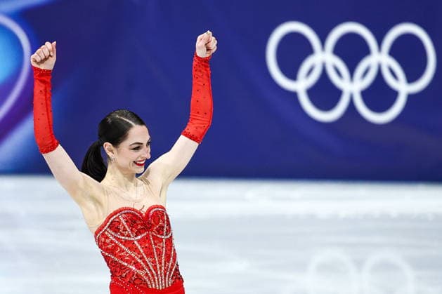 ITALY, MILAN - FEBRUARY 17, 2026: Julia Sauter of Romania performs her routine in the women s singles short programme at the 2026 Winter Olympic Games, Olympische Spiele, Olympia, OS at Milano Ice Skating Arena. Mikhail Tereshchenko TASS  88860395