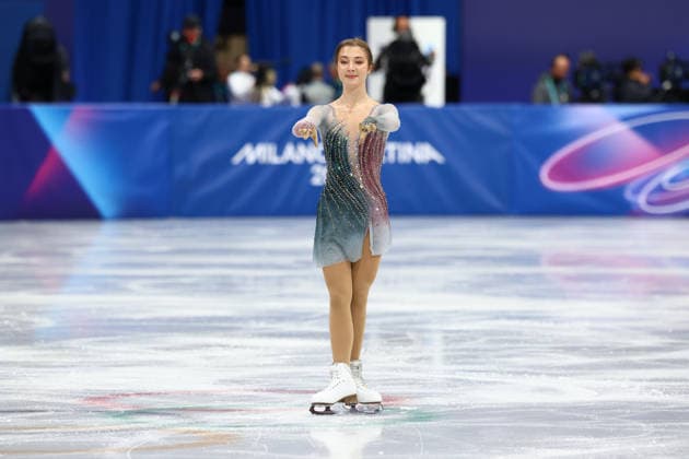 February 17, 2026, Milan, Lombardy, Italy: OLGA MIKUTINA of Austria skates her Women s Single Skating free program in the Figure skating, Eiskunstlauf at the Milano Cortina 2026 Winter Olympic Games, Olympische Spiele, Olympia, OS Milan Italy - ZUMAc179 20260217_oly_c179_221 Copyright: xMickaelxChavetx