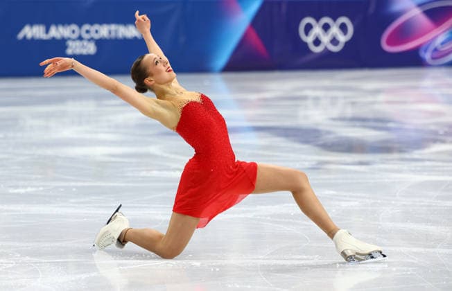 February 17, 2026, Milan, Lombardy, Italy: LIVIA KAISER of Switzerland skates her Women s Single Skating free program in the Figure skating, Eiskunstlauf at the Milano Cortina 2026 Winter Olympic Games, Olympische Spiele, Olympia, OS Milan Italy - ZUMAc179 20260217_oly_c179_225 Copyright: xMickaelxChavetx