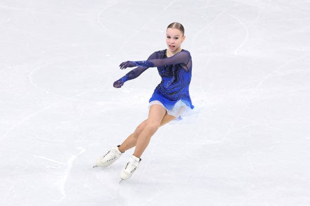 Winter Olympics - Women s Single Figure skating, Eiskunstlauf Short Program Mariia Seniuk of Israel competes in the figure skating women s single skating short program during the Milano Cortina 2026 Winter Olympic Games, Olympische Spiele, Olympia, OS at Milano Ice Skating Arena in Milan, Italy on February 17, 2026. Photo by Alexis Jumeau ABACAPRESS.COM Milan Italy  Copyright: xJumeauxAlexis ABACAx