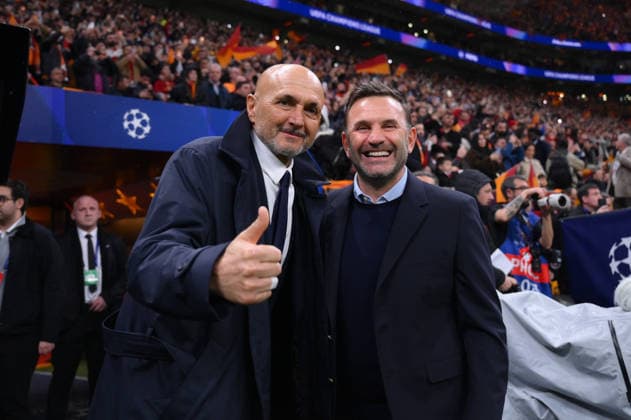 Galatasaray v Juventus - UEFA Champions League ISTANBUL, TURKIYE - FEBRUARY 17: Head Coach of Juventus Luciano Spalletti and Head Coach of Galatasaray Okan Buruk are seen ahead of UEFA Champions League last 16 playoff round first leg football match between Galatasaray and Juventus at RAMS Park in Istanbul, Turkiye on February 17, 2026. Arif Hudaverdi Yaman Anadolu Istanbul Turkey. Editorial use only. Please get in touch for any other usage.  Copyright: x2026xAnadoluxArifxHudaverdixYamanx