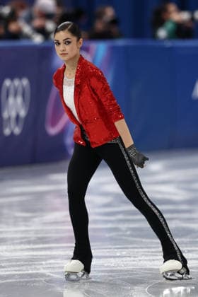 Milano Cortina 2026 Winter Olympics MILAN, ITALY - FEBRUARY 17: Adeliia Petrosian of AIN performs during the Women s Single Skating Short Program in the Figure skating, Eiskunstlauf at the Milano Cortina 2026 Winter Olympic Games, Olympische Spiele, Olympia, OS at Milano Ice Skating Arena on February 17, 2026 in Milan, Italy. Shunik Denisovich Anadolu Milan Italy. Editorial use only. Please get in touch for any other usage.  Copyright: x2026xAnadoluxShunikxDenisovichx