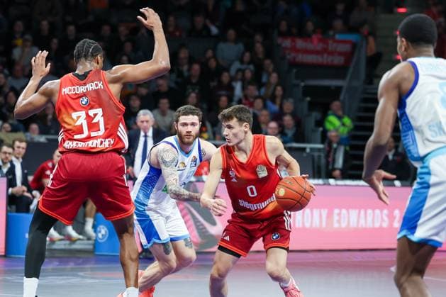 FC Bayern Muenchen Basketball vs. Skyliners Frankfurt, easycredit-BBL, BBL, Basketball, Maenner, Saison 2025 2025, Regulaere Saison, 21. Spieltag, 17.02.2026 Muenchen Bayern Deutschland