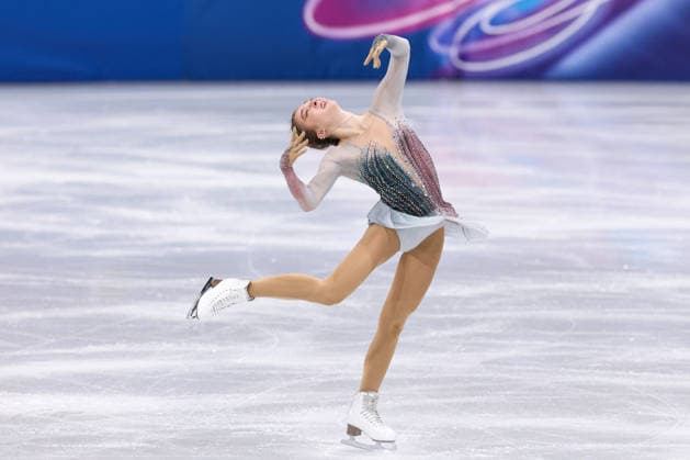 Winter Olympics - Women s Single Figure skating, Eiskunstlauf Short Program Olga Mikutina of Austria competes in the figure skating women s single skating short program during the Milano Cortina 2026 Winter Olympic Games, Olympische Spiele, Olympia, OS at Milano Ice Skating Arena in Milan, Italy on February 17, 2026. Photo by Alexis Jumeau ABACAPRESS.COM Milan Italy  Copyright: xJumeauxAlexis ABACAx