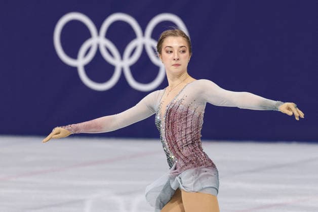 Winter Olympics - Women s Single Figure skating, Eiskunstlauf Short Program Olga Mikutina of Austria competes in the figure skating women s single skating short program during the Milano Cortina 2026 Winter Olympic Games, Olympische Spiele, Olympia, OS at Milano Ice Skating Arena in Milan, Italy on February 17, 2026. Photo by Alexis Jumeau ABACAPRESS.COM Milan Italy  Copyright: xJumeauxAlexis ABACAx