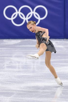 Winter Olympics - Women s Single Figure skating, Eiskunstlauf Short Program Iida Karhunen of Finland competes in the figure skating women s single skating short program during the Milano Cortina 2026 Winter Olympic Games, Olympische Spiele, Olympia, OS at Milano Ice Skating Arena in Milan, Italy on February 17, 2026. Photo by Alexis Jumeau ABACAPRESS.COM Milan Italy  Copyright: xJumeauxAlexis ABACAx