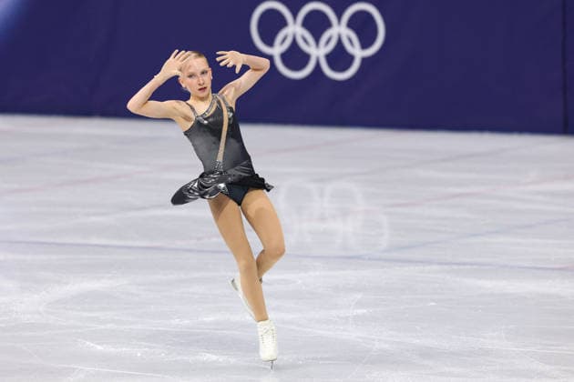 Winter Olympics - Women s Single Figure skating, Eiskunstlauf Short Program Iida Karhunen of Finland competes in the figure skating women s single skating short program during the Milano Cortina 2026 Winter Olympic Games, Olympische Spiele, Olympia, OS at Milano Ice Skating Arena in Milan, Italy on February 17, 2026. Photo by Alexis Jumeau ABACAPRESS.COM Milan Italy  Copyright: xJumeauxAlexis ABACAx
