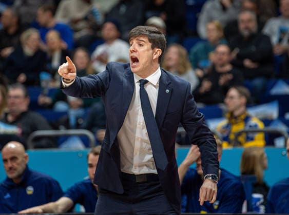 Basketball, Herren, Saison 2025 2026, easyCredit BBL (21. Spieltag), Alba Berlin - Hamburg Towers, Trainer Pedro Calles (Alba), 17.02.2026, Copyright: xSebastianxRäppold MatthiasxKochx