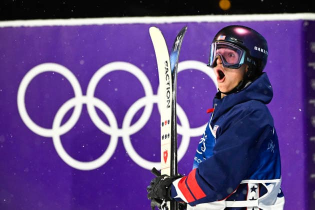 LIVIGNO, ITALIEN 20260217 USA:s Mac Forehand jublar efter sitt tredje hopp under herrarnas big air final, Snow Park i Livigno, Italien. *** Bilden ingar i SPORTPAKET. För övriga BETALBILD *** LIVIGNO ITALIEN x10080x *** LIVIGNO, ITALY 20260217 USAs Mac Forehand cheers after his third jump during the mens big air final, Snow Park in Livigno, Italy Picture in SPORT PACKAGE For others PAY PICTURE LIVIGNO ITALY x10080x  Copyright: xFredrikxSandberg TTx OS 2026 BIG AIR FINAL