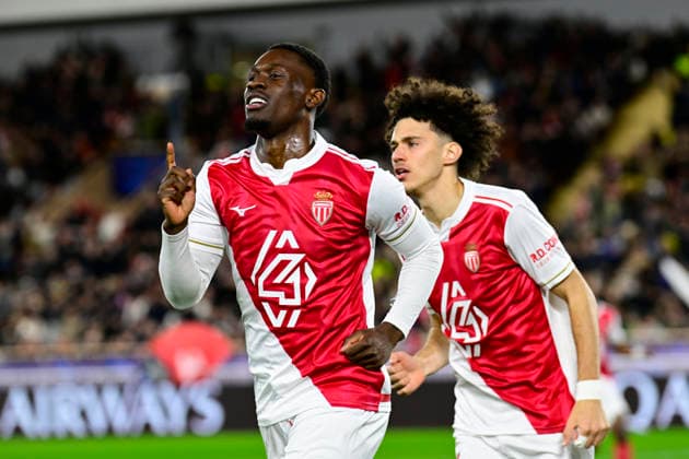 FOOTBALL : AS Monaco VS Paris Saint-Germain - UEFA Champions League - 17 02 2026 Joy ASM - But Folarin Balogun - UEFA Champions League match between AS Monaco and Paris Saint Germain on February 17, 2026 at the Louis II Stadium in Monaco. MonacoMonaco  Copyright: xWilliamxCannarellax