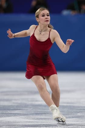 Milano Cortina 2026 Winter Olympics MILAN, ITALY - FEBRUARY 17: Ekaterina Kurakova of Poland performs during the Women s Single Skating Short Program in the Figure skating, Eiskunstlauf at the Milano Cortina 2026 Winter Olympic Games, Olympische Spiele, Olympia, OS at Milano Ice Skating Arena on February 17, 2026 in Milan, Italy. Shunik Denisovich Anadolu Milan Italy. Editorial use only. Please get in touch for any other usage.  Copyright: x2026xAnadoluxShunikxDenisovichx