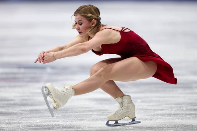 Milano Cortina 2026 Winter Olympics MILAN, ITALY - FEBRUARY 17: Ekaterina Kurakova of Poland performs during the Women s Single Skating Short Program in the Figure skating, Eiskunstlauf at the Milano Cortina 2026 Winter Olympic Games, Olympische Spiele, Olympia, OS at Milano Ice Skating Arena on February 17, 2026 in Milan, Italy. Shunik Denisovich Anadolu Milan Italy. Editorial use only. Please get in touch for any other usage.  Copyright: x2026xAnadoluxShunikxDenisovichx