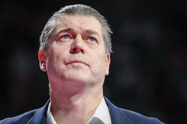 Head Coach Klaus Perwas (Skyliners Frankfurt), FC Bayern Muenchen Basketball vs. Skyliners Frankfurt, easycredit-BBL, BBL, Basketball, Maenner, Saison 2025 2025, Regulaere Saison, 21. Spieltag, 17.02.2026 Muenchen Bayern Deutschland