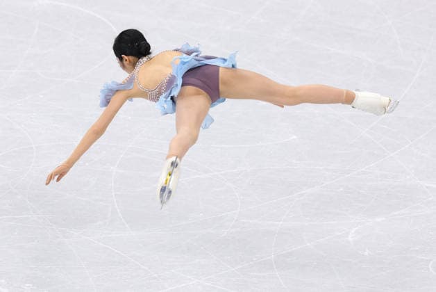 Winter Olympics - Women s Single Figure skating, Eiskunstlauf Short Program Haein Lee of Team Republic of Korea competes in the figure skating women s single skating short program during the Milano Cortina 2026 Winter Olympic Games, Olympische Spiele, Olympia, OS at Milano Ice Skating Arena in Milan, Italy on February 17, 2026. Photo by Alexis Jumeau ABACAPRESS.COM Milan Italy  Copyright: xJumeauxAlexis ABACAx