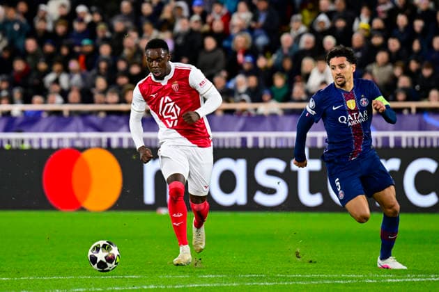 FOOTBALL : AS Monaco VS Paris Saint-Germain - UEFA Champions League - 17 02 2026 Folarin Balogun (ASM) - UEFA Champions League match between AS Monaco and Paris Saint Germain on February 17, 2026 at the Louis II Stadium in Monaco. MonacoMonaco  Copyright: xWilliamxCannarellax
