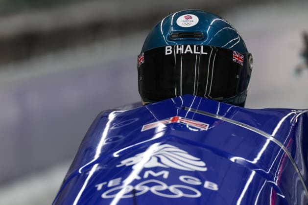 Gbr - Hall Brad - Lawrence Taylor during the Olympic Winter Milano-Cortina 2026, Bobsleigh 2-man on February 17, 2026 at Cortina Sliding Centre in Cortina, Italy  Copyright: xLucianoxMariaxBisi IPAxSportx xipa-agency.netx xx IPA_71656867 IPA_Agency_IPA71656867