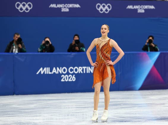 February 17, 2026, Milan, Lombardy, Italy: KIMMY REPOND of Switzerland skates her Women s Single Skating free program in the Figure skating, Eiskunstlauf at the Milano Cortina 2026 Winter Olympic Games, Olympische Spiele, Olympia, OS Olympics 2026: Milano Cortina: Figure Skating Women Single Skating  - ZUMAc179 20260217_oly_c179_237 Copyright: xMickaelxChavetx