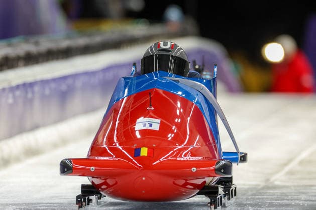 GIOCHI OLIMPICI - Olimpiadi Invernali Milano-Cortina 2026 - Bobsleigh 2-man Rou - Tentea Mihai Cristian - Iordache George during the Olympic Winter Milano-Cortina 2026, Bobsleigh 2-man on February 17, 2026 at Cortina Sliding Centre in Cortina, Italy Cortina D Ampezzo Italy  Copyright: xIPAxSport ABACAx