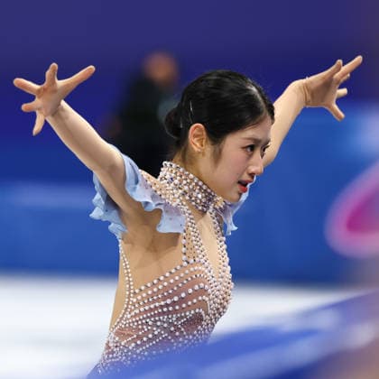 February 17, 2026, Milan, Lombardy, Italy: LEE HAEIN of Korea skates her Women s Single Skating free program in the Figure skating, Eiskunstlauf at the Milano Cortina 2026 Winter Olympic Games, Olympische Spiele, Olympia, OS Olympics 2026: Milano Cortina: Figure Skating Women Single Skating  - ZUMAc179 20260217_oly_c179_245 Copyright: xMickaelxChavetx