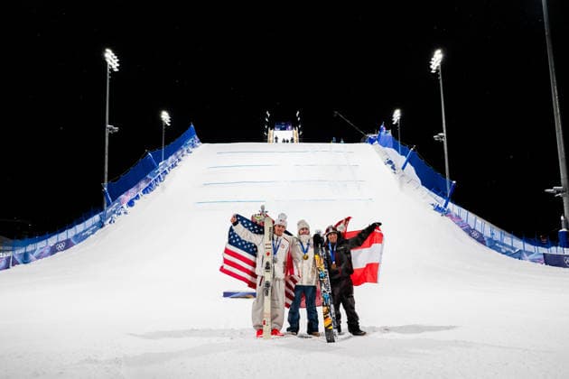 260217 Mac Forehand of United States, Tormod Frostad of Norway and Matej Svancer of Austria celebrate during the medal ceremony after men™s freestyle skiing big air final during day 11 of the 2026 Winter Olympics on February 17, 2026 in Livigno. Photo: Vegard Grott BILDBYRAN kod VG VG0882 bbeng Olympic Games, Olympische Spiele, Olympia, OS olympics winter olympics os ol olympiska spel vinter-os olympiske leker milano cortina 2026 milan cortina 2026 milano cortina 2026 olympic games milano cortina 2026 winter olympic games milano cortina-os milano cortina-ol vinter-ol big air freeskiing freeski freestyle friski finale celebration jubel *** 260217 Mac Forehand of United States, Tormod Frostad of Norway and Matej Svancer of Austria celebrate during the medal ceremony after men™s freestyle skiing big air final during day 11 of the 2026 Winter Olympics on February 17, 2026 in Livigno Photo Vegard Grott BILDBYRAN kod VG VG0882 bbeng olympic games olympics winter olympics os ol olympiska spel vinter os olympiske leker milano cortina 2026 milan cortina 2026 milano cortina 2026 olympic games milano cortina 2026 winter olympic games milano cortina os milano cortina ol vinter ol big air freeskiing freeski freestyle friski finale celebration jubel  Copyright: VEGARDxGRoTT BB260217VG050