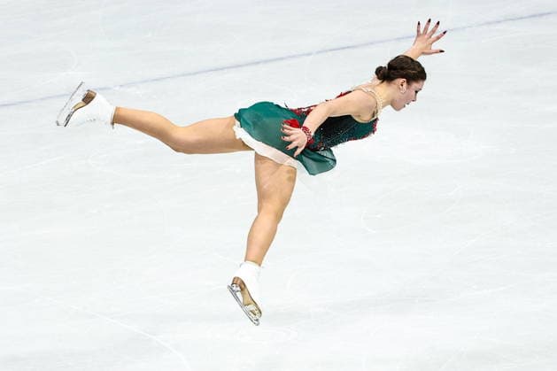 ITALY, MILAN - FEBRUARY 17, 2026: Sofia Samodelkina of Kazakhstan performs her routine in the women s singles short programme at the 2026 Winter Olympic Games, Olympische Spiele, Olympia, OS at Milano Ice Skating Arena 2026 Winter Olympics: Figure skating, Eiskunstlauf  - ZUMAt113 20260217_zaa_t113_487 Copyright: xMikhailxTereshchenkox