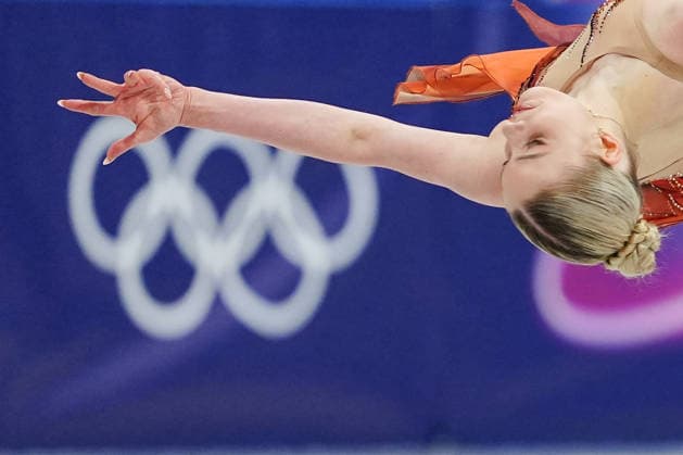 REPOND Kimmy competing in the Olympic Figure skating, Eiskunstlauf Women Single Skating Short Program for the Milano Cortina 2026 Winter Olympics, in Milan (Italy) February 14, 2026 (Photo Claudio Furlan LaPresse)  Copyright: xClaudioxFurlan LaPressex