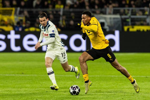 UEFA Champions League: Borussia Dortmund - Atalanta BC; 17.02.2026 UEFA Champions League: Borussia Dortmund - Atalanta BC; Signal Iduna Park, Dortmund; 17.02.2026 Copyright: xBEAUTIFULxSPORTS Buriakovx