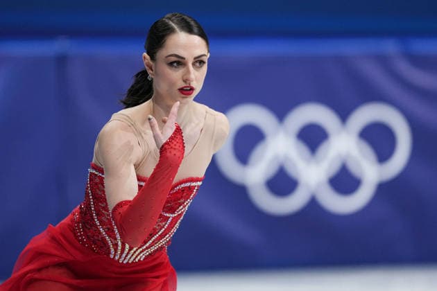 Milano Cortina 2026 Winter Olympics MILAN, ITALY - FEBRUARY 17: Julia Sauter of Romania performs during the Women s Single Skating Short Program in the Figure skating, Eiskunstlauf at the Milano Cortina 2026 Winter Olympic Games, Olympische Spiele, Olympia, OS at Milano Ice Skating Arena on February 17, 2026 in Milan, Italy. Cemal Yurttas Anadolu Milan Italy. Editorial use only. Please get in touch for any other usage.  Copyright: x2026xAnadoluxCemalxYurttasx
