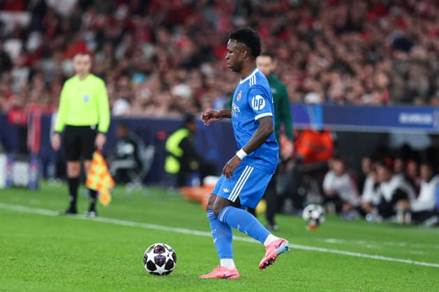 February 17, 2026, Lisbon, Lisbon, Portugal: Vinicius Junior of Real Madrid CF in action during the UEFA Champions League 2025 26 League Knockout Play-off First Leg match between SL Benfica and Real Madrid C.F. at Estadio do SL Benfica on February 17, 2026 in Lisbon, Portugal. SL Benfica V Real Madrid C.F. - UEFA Champions League 2025 26 League Knockout Play-Off First Leg  - ZUMAa181 20260217_zaa_a181_089 Copyright: xIrinaxR.xHipolitox